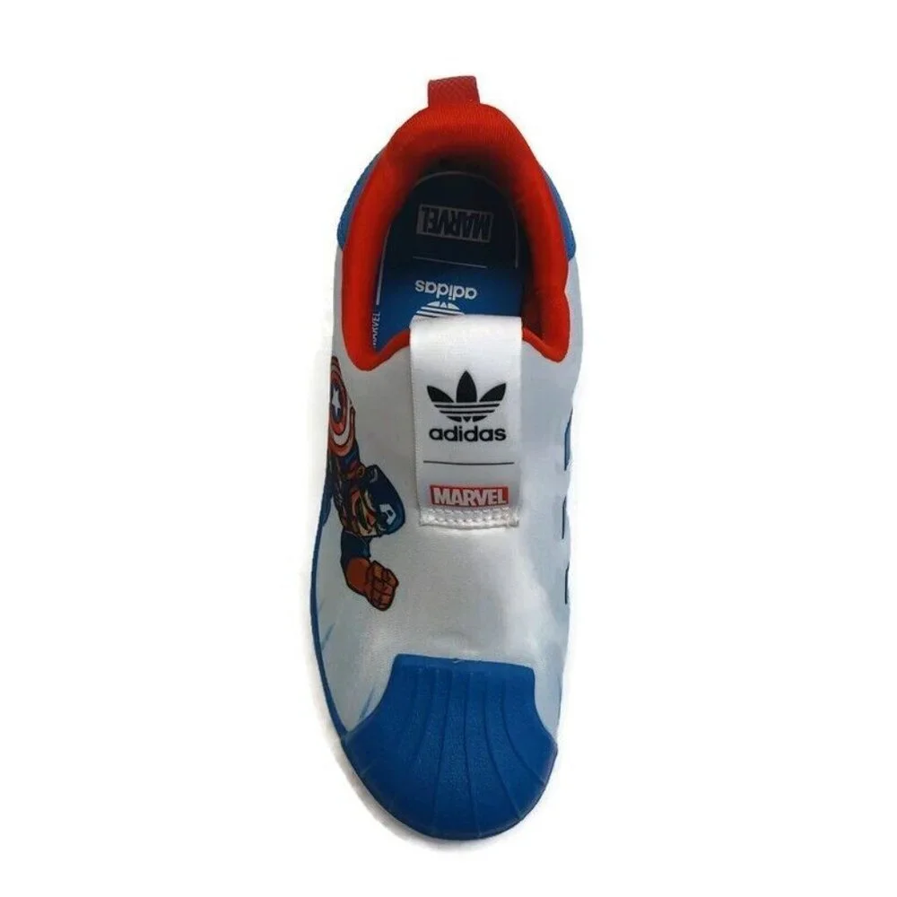 adidas Originals Superstar 360 C Slip On Shoes Marvel Captain America Size 2.5 - Picture 3 of 9